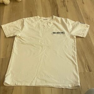 RWE Overtime White Basketball Graphic T-Shirt